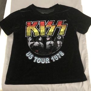 KISS velvet shirt